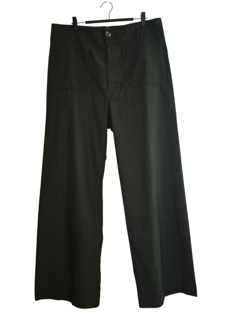 Maeve The Colette in Holly Cropped Wide Leg Pants high rise Stretch Plus Size - Picture 3 of 12